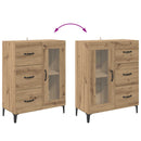 Sideboard med skuffe Artisan Egetræ 69,5 x 34 x 90 cm
