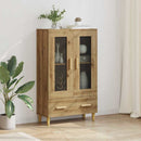 Highboard Artisan Egetræ 70 x 31 x 115 cm Konstrueret træ