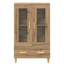 Highboard Artisan Egetræ 70 x 31 x 115 cm Konstrueret træ