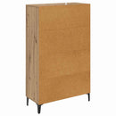 Highboard Artisan Egetræ 70 x 31 x 115 cm Ingeniørt træ og jern