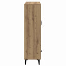 Highboard Artisan Egetræ 70 x 31 x 115 cm Ingeniørt træ og jern