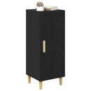Sideboard Vægmonteret Sort eg 34,5 x 34 x 90 cm Konstrueret træ