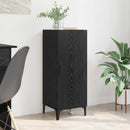 Sideboard Vægmonteret Sort eg 34,5 x 34 x 90 cm Konstrueret træ