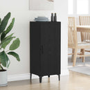 Sideboard Vægmonteret Sort eg 34,5 x 34 x 90 cm Konstrueret træ
