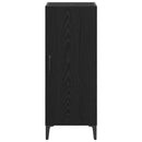 Sideboard Vægmonteret Sort eg 34,5 x 34 x 90 cm Konstrueret træ