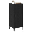 Sideboard Vægmonteret Sort eg 34,5 x 34 x 90 cm Konstrueret træ
