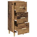 Sideboard Gammelt træ 34.5 x 34 x 90 cm Konstrueret træ