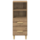 Sideboard artisan eg 34 x 34.5 x 90 cm Konstrueret træ