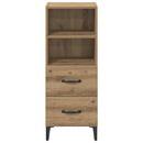 Sideboard artisan eg 34 x 34,5 x 90 cm Konstrueret træ