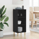 Sideboard Sort eg 34,5 x 32,5 x 90 cm Konstrueret træ