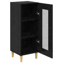 Sideboard Sort eg 34,5 x 32,5 x 90 cm Konstrueret træ