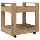 Kontortrolley Artisan Egetræ 60 x 45 x 60 cm Konstrueret træ
