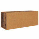 TV-skab med skuffe Gammelt træ 100 x 35 x 40 cm Konstrueret træ