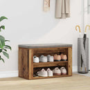 Skostativ med hylde Gammelt træ 75 x 35 x 45 cm Konstrueret træ