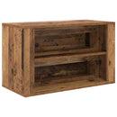 Skostativ med hylde Gammelt træ 75 x 35 x 45 cm Konstrueret træ