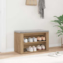 Skostativ med hylde artisan eg 75 x 35 x 45 cm Konstrueret træ