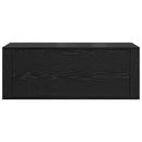 Sko skab med hylde Sort eg 100 x 35 x 38 cm Konstrueret træ