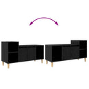 TV-skab Sort eg 100 x 35 x 55 cm Konstrueret træ