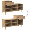 Sko skab Artisan Egetræ 102 x 36 x 60 cm Konstrueret træ