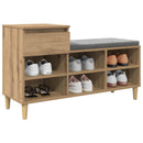 Sko skab Artisan Egetræ 102 x 36 x 60 cm Konstrueret træ