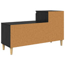 Sko skab med skuffe Sort eg 102 x 36 x 60 cm Konstrueret træ