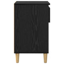 Sko skab med skuffe Sort eg 102 x 36 x 60 cm Konstrueret træ