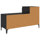 Sko skab med skuffe Sort eg 102 x 36 x 60 cm Konstrueret træ