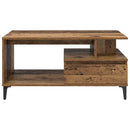 Sofabord Gammelt træ 90 x 49 x 45 cm Konstrueret træ