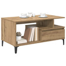 Sofabord Artisan Egetræ 90 x 49 x 45 cm Konstrueret træ