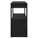 Sideboard Sort eg 80 x 30 x 60 cm Konstrueret træ