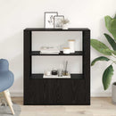 Sideboard Sort eg 30 x 80 x 90 cm Konstrueret træ