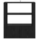 Sideboard Sort eg 30 x 80 x 90 cm Konstrueret træ