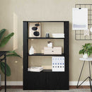 Sideboard Sort eg 30 x 80 x 119,5 cm Konstrueret træ