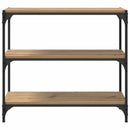 Bogskab Artisan Egetræ 80 x 33 x 70,5 cm Ingeniørt træ og jern