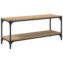 TV-skab Artisan Egetræ 100x33x41cm Ingeniørt træ og jern