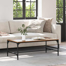 Sofabord Gammelt træ 100 x 50 x 35 cm Konstrueret træ