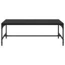 Sofabord Sort eg 100 x 50 x 35 cm Konstrueret træ