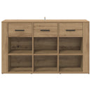 Sideboard Artisan Egetræ 100 x 30 x 59,5 cm Konstrueret træ