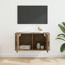 Vægmonteret TV Skab Vægmonteret artisan eg 80 x 34,5 x 40 cm