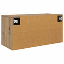 Vægmonteret TV Skab Vægmonteret artisan eg 80 x 34,5 x 40 cm