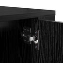 Vægmonteret TV Skab 100 x 34,5 x 40 cm Sort eg Konstrueret træ