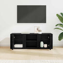 TV-skab Sort eg 100 x 31,5 x 35 cm Konstrueret træ