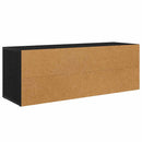 TV-skab Sort eg 100 x 31,5 x 35 cm Konstrueret træ
