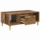Sofabord Gammelt træ 90 x 50 x 26.5 cm Konstrueret træ