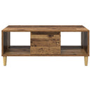 Sofabord Gammelt træ 90 x 50 x 26.5 cm Konstrueret træ