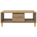 Sofabord Artisan Egetræ 90 x 50 x 26.5 cm Konstrueret træ