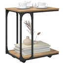 Sidebord Artisan Egetræ 50 x 35 x 55.5 cm Konstrueret træ