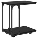 Sidebord Sort eg 50 x 35 x 55.5 cm Konstrueret træ