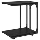 Sidebord Sort eg 50 x 35 x 55.5 cm Konstrueret træ
