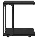 Sidebord Sort eg 50 x 35 x 55.5 cm Konstrueret træ
